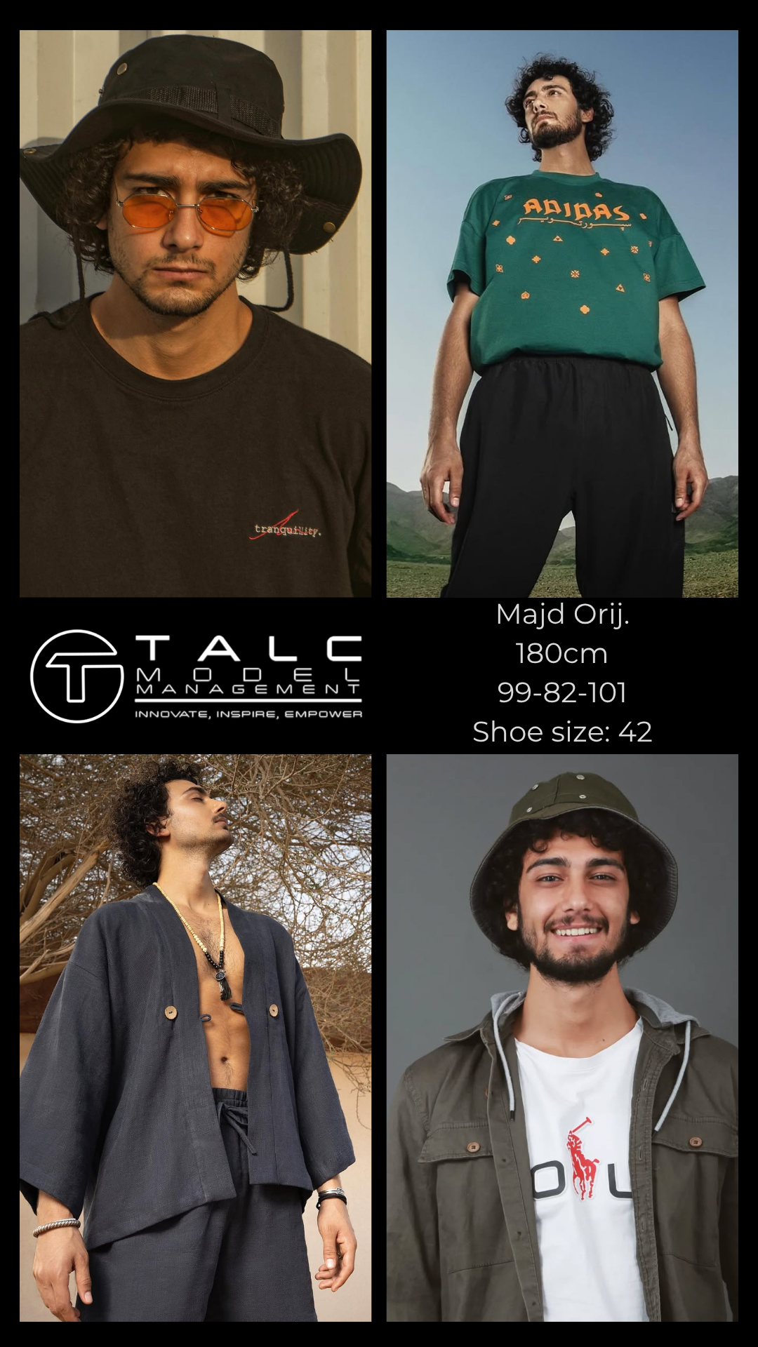 Majd O-Commercial-Comp card – Oct 2025 – Talc Model Management
